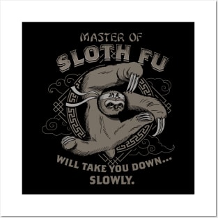 Sloth Fu Posters and Art